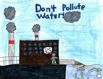 Yudam Yoon, "Don't Pollute Water"